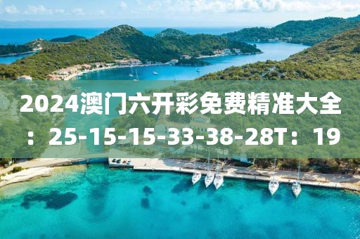 2024澳门六开彩免费精准大全：25-15-15-33-38-28T：19