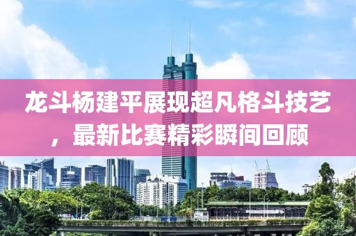 龙斗杨建平展现超凡格斗技艺，最新比赛精彩瞬间回顾