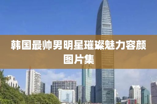 韩国最帅男明星璀璨魅力容颜图片集