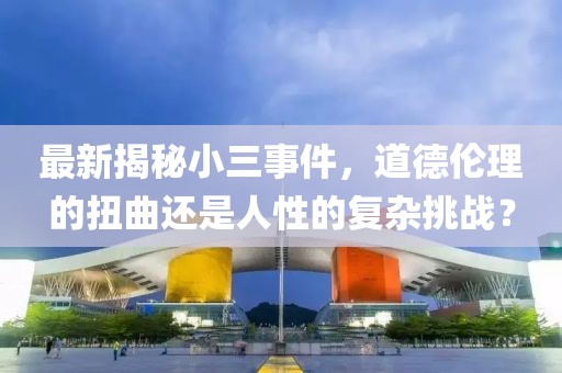 最新揭秘小三事件，道德伦理的扭曲还是人性的复杂挑战？