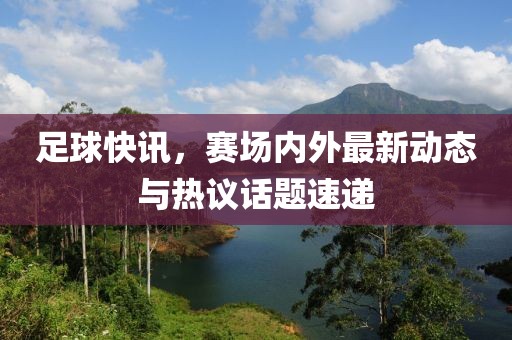 足球快讯，赛场内外最新动态与热议话题速递
