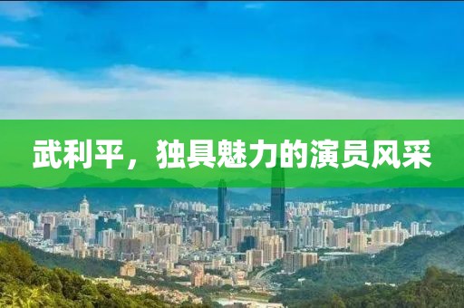 武利平，独具魅力的演员风采