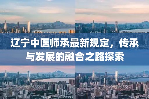 辽宁中医师承最新规定，传承与发展的融合之路探索