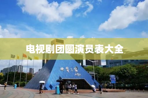 电视剧团圆演员表大全
