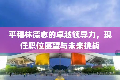 平和林德志的卓越领导力，现任职位展望与未来挑战