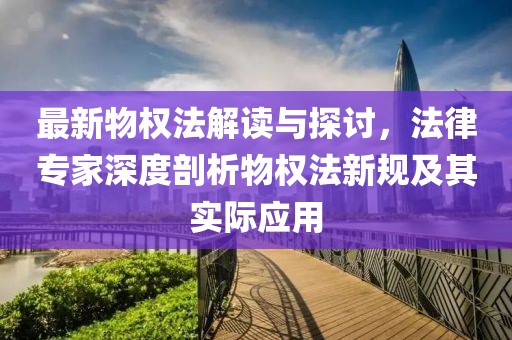 最新物权法解读与探讨，法律专家深度剖析物权法新规及其实际应用