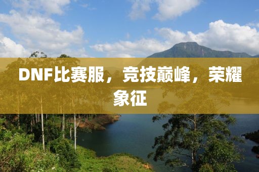 DNF比赛服，竞技巅峰，荣耀象征