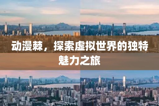 动漫棘，探索虚拟世界的独特魅力之旅