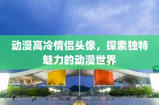 动漫高冷情侣头像，探索独特魅力的动漫世界