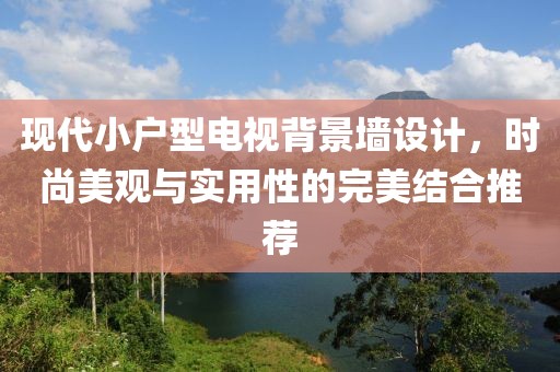 现代小户型电视背景墙设计，时尚美观与实用性的完美结合推荐