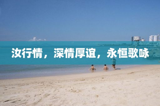 汝行情，深情厚谊，永恒歌咏