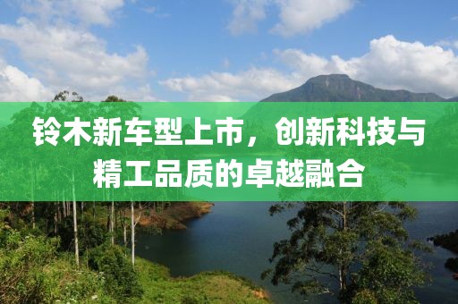 铃木新车型上市，创新科技与精工品质的卓越融合