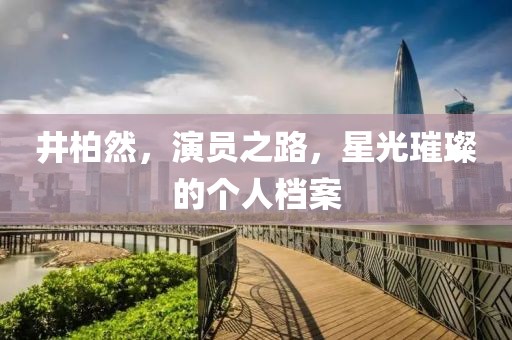 井柏然，演员之路，星光璀璨的个人档案