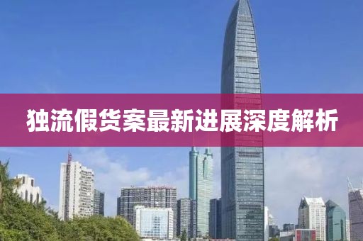 独流假货案最新进展深度解析