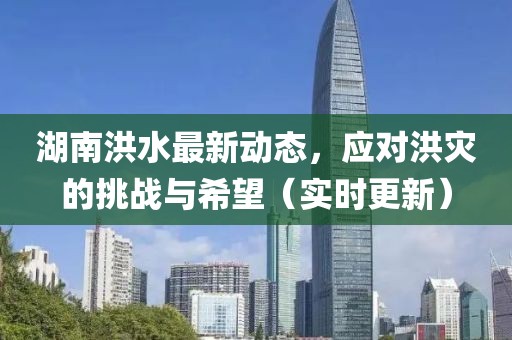 湖南洪水最新动态，应对洪灾的挑战与希望（实时更新）