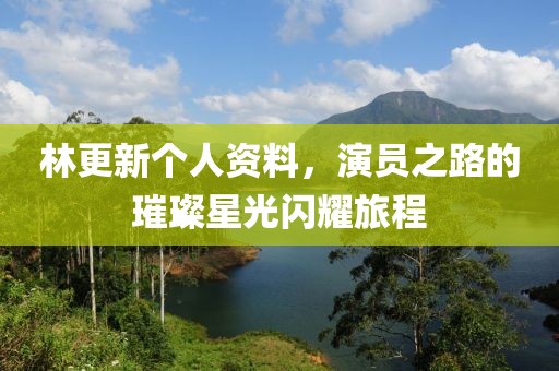 林更新个人资料，演员之路的璀璨星光闪耀旅程