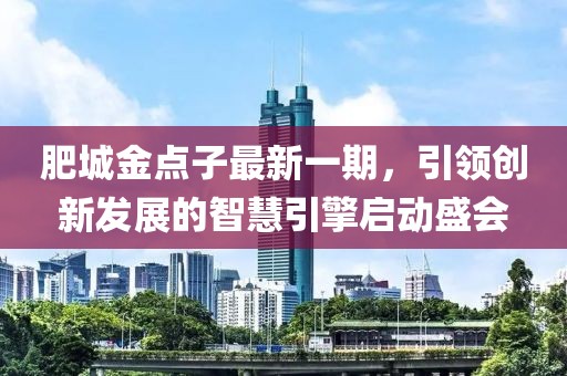 肥城金点子最新一期，引领创新发展的智慧引擎启动盛会