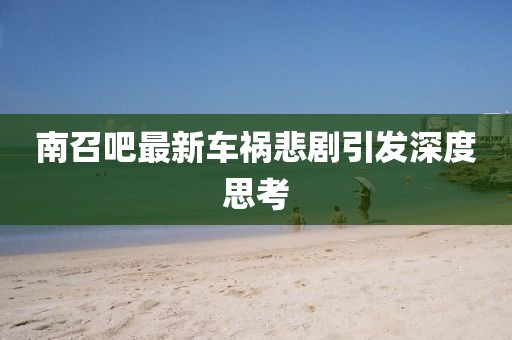 南召吧最新车祸悲剧引发深度思考