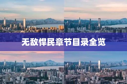 无敌悍民章节目录全览