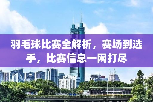 羽毛球比赛全解析，赛场到选手，比赛信息一网打尽