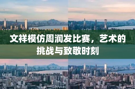 文祥模仿周润发比赛，艺术的挑战与致敬时刻