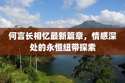 何言长相忆最新篇章，情感深处的永恒纽带探索