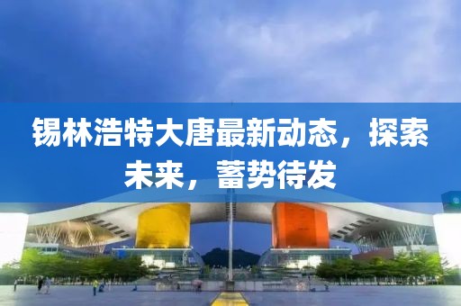 锡林浩特大唐最新动态，探索未来，蓄势待发