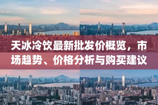 天冰冷饮最新批发价概览，市场趋势、价格分析与购买建议