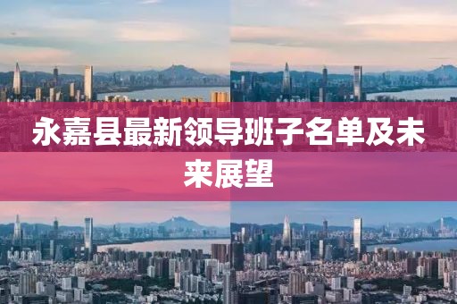 永嘉县最新领导班子名单及未来展望