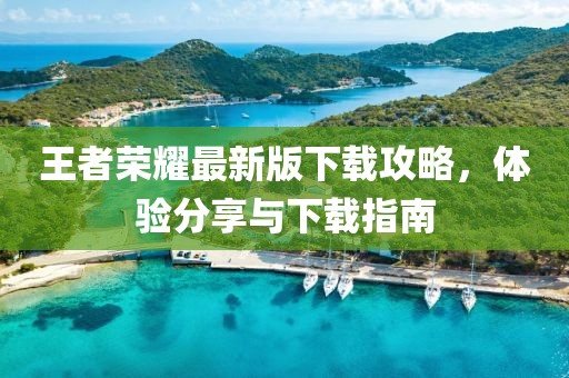 王者荣耀最新版下载攻略，体验分享与下载指南