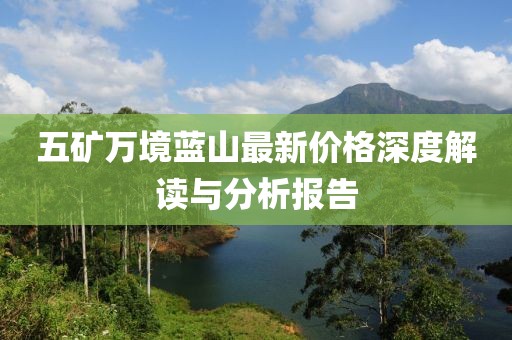 五矿万境蓝山最新价格深度解读与分析报告
