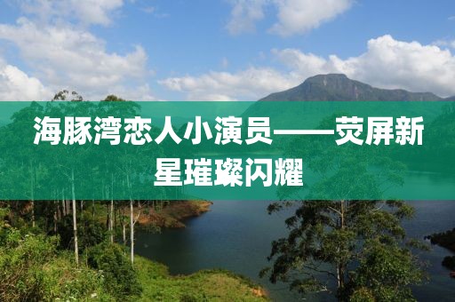 海豚湾恋人小演员——荧屏新星璀璨闪耀