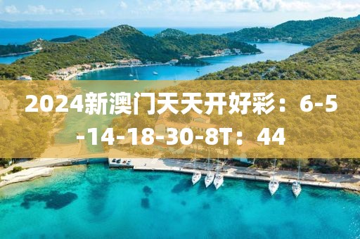 2024新澳门天天开好彩：6-5-14-18-30-8T：44