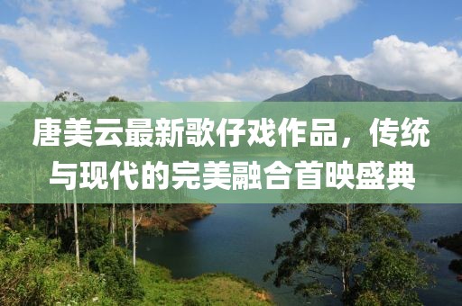 唐美云最新歌仔戏作品，传统与现代的完美融合首映盛典