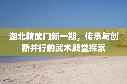 湖北精武门新一期,传承与创新并行的武术殿堂探索