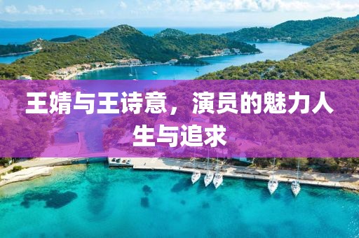 王婧与王诗意,演员的魅力人生与追求