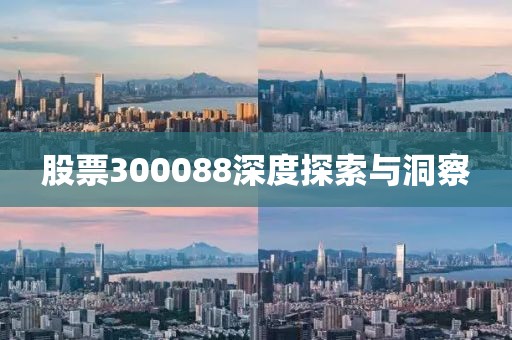 股票300088深度探索与洞察