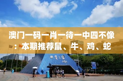 澳门一码一肖一待一中四不像：本期推荐鼠、牛、鸡、蛇