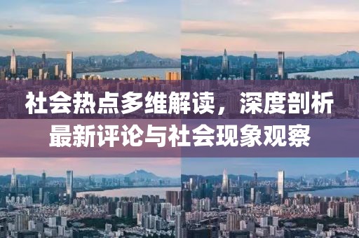社会热点多维解读，深度剖析最新评论与社会现象观察