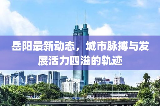 岳阳最新动态，城市脉搏与发展活力四溢的轨迹