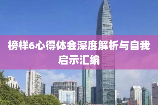 榜样6心得体会深度解析与自我启示汇编