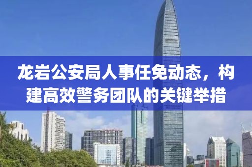 龙岩公安局人事任免动态，构建高效警务团队的关键举措