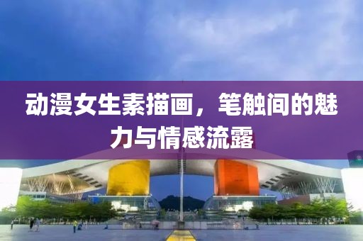 动漫女生素描画，笔触间的魅力与情感流露