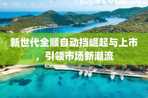 新世代全顺自动挡崛起与上市，引领市场新潮流