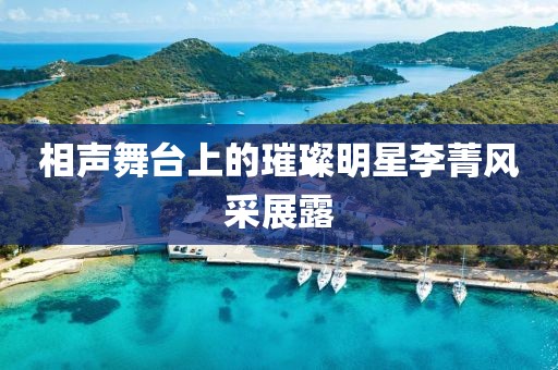 相声舞台上的璀璨明星李菁风采展露