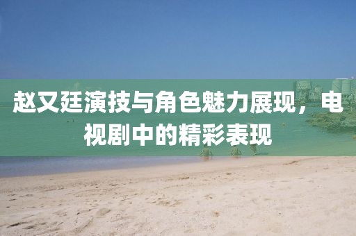 赵又廷演技与角色魅力展现，电视剧中的精彩表现