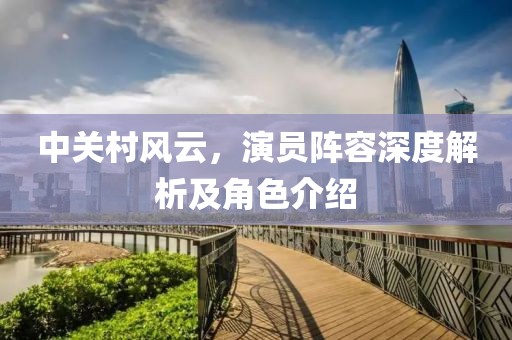 中关村风云，演员阵容深度解析及角色介绍