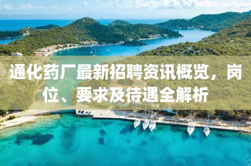通化药厂最新招聘资讯概览，岗位、要求及待遇全解析