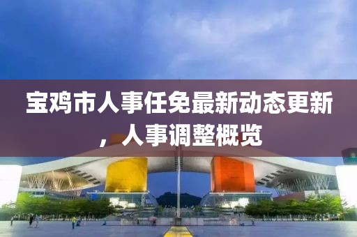 宝鸡市人事任免最新动态更新，人事调整概览