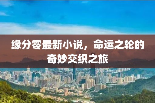 缘分零最新小说，命运之轮的奇妙交织之旅